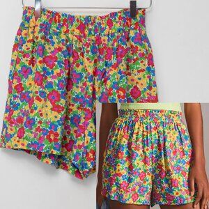 Faithfull The Brand Nana Shorts La Fortuna Floral Print Multicolor Size 8 New
